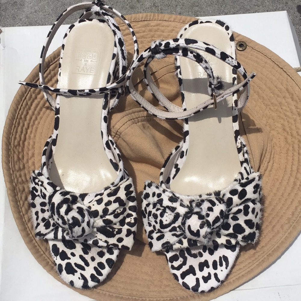 RAYE / Coldstone  Mary Jane fur sandal